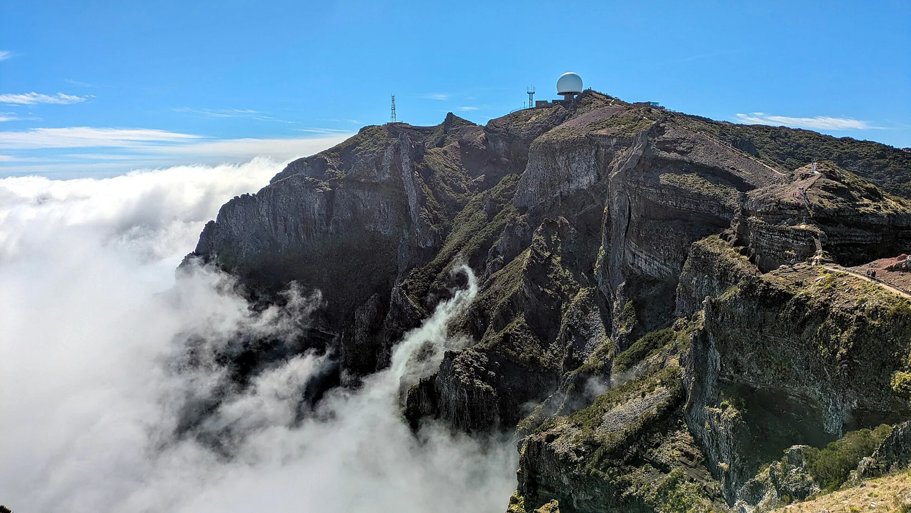 Pico do Areeiro in Madeira’s central mountains.