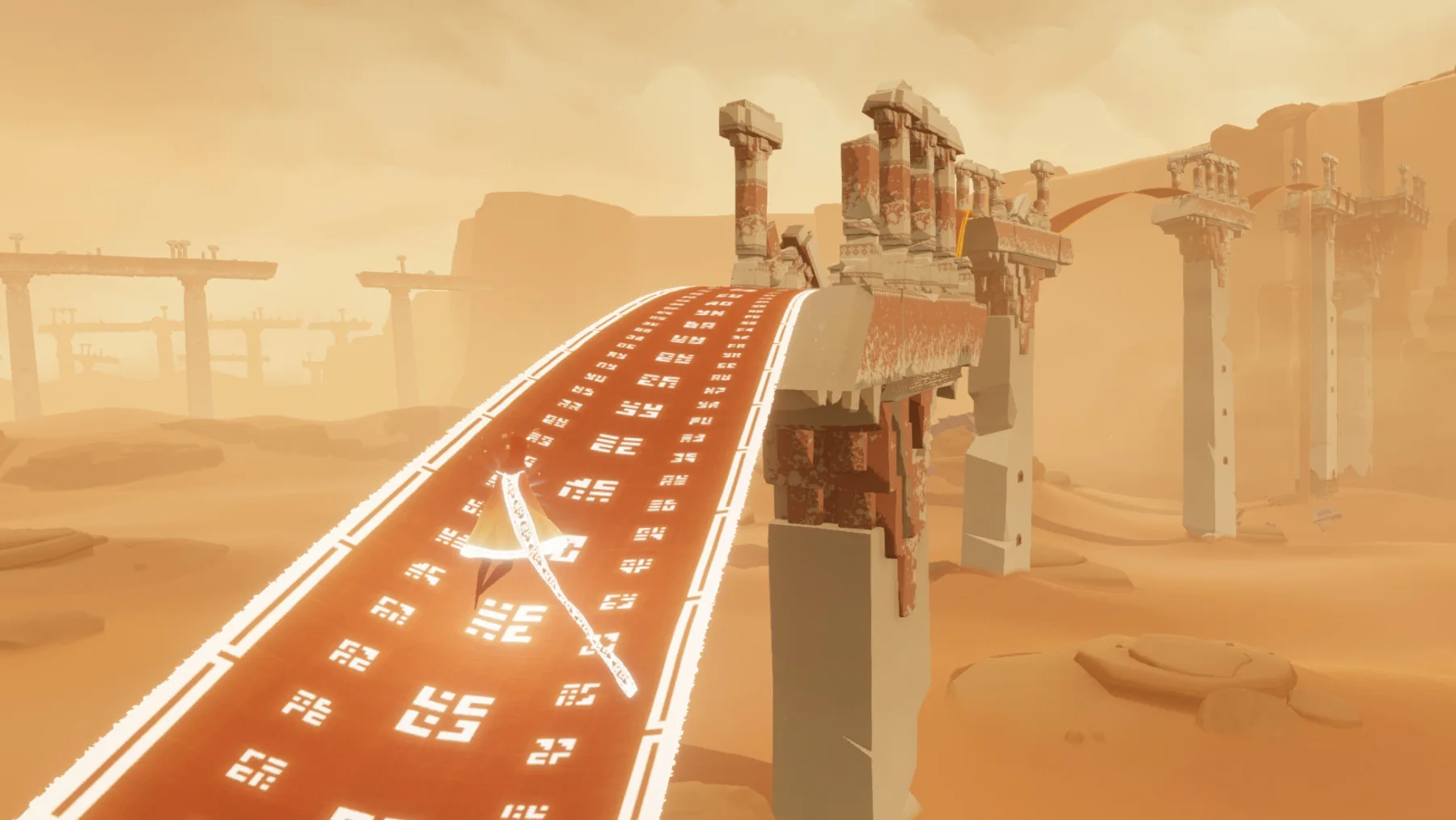 Official gameplay screenshot from Journey