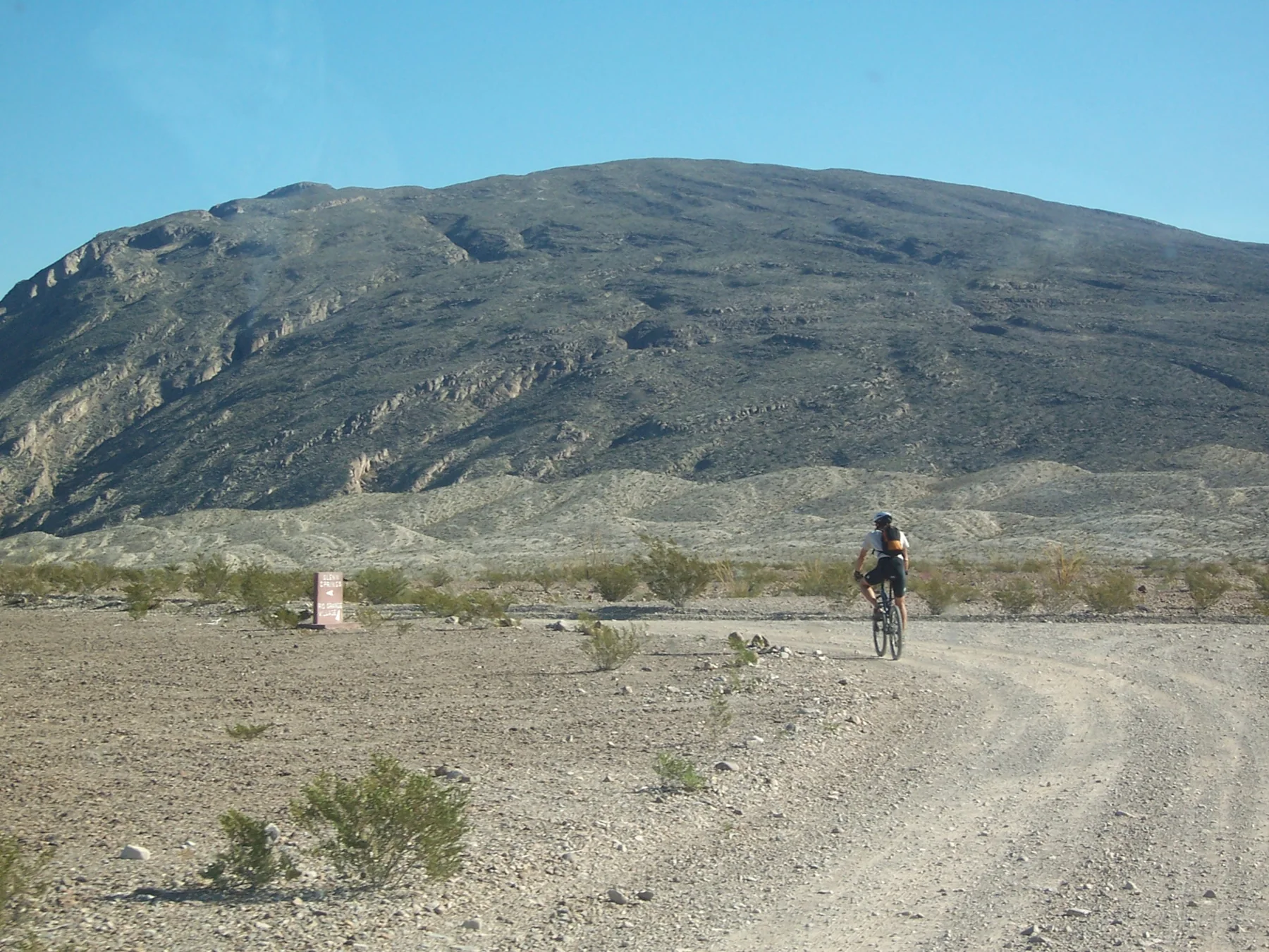 Biking the backcountry roads