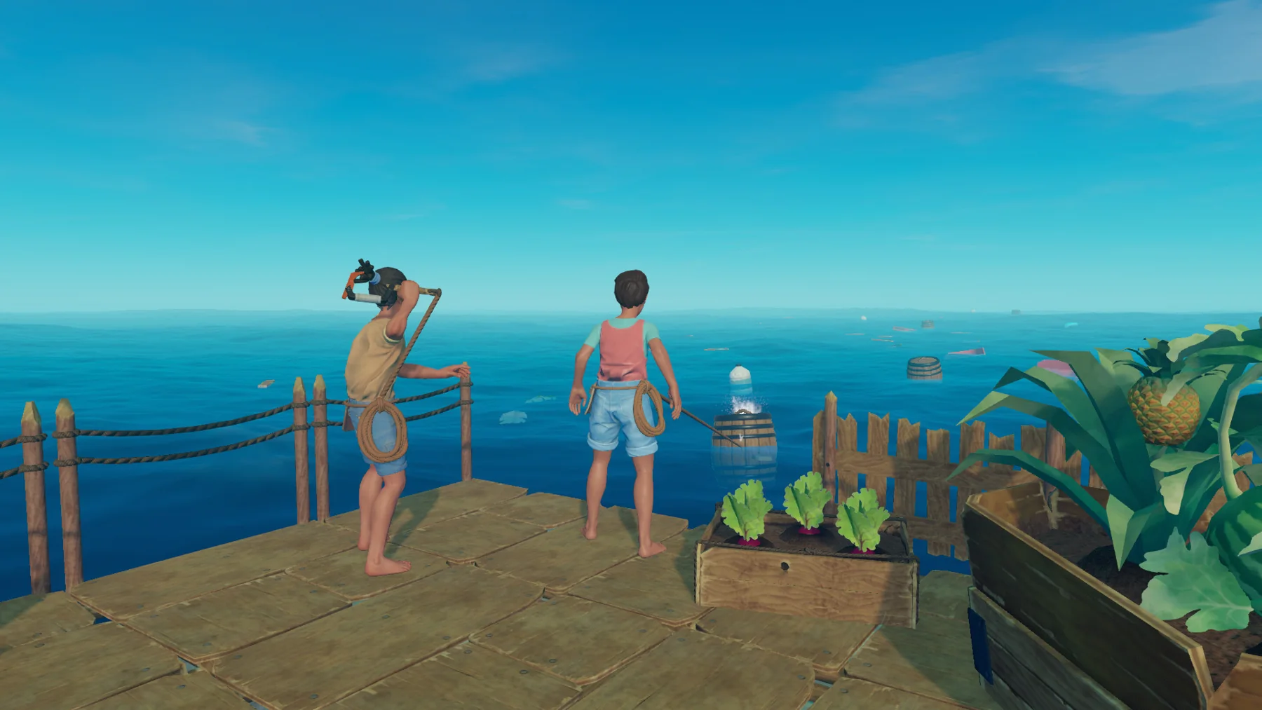Official gameplay screenshot from Raft