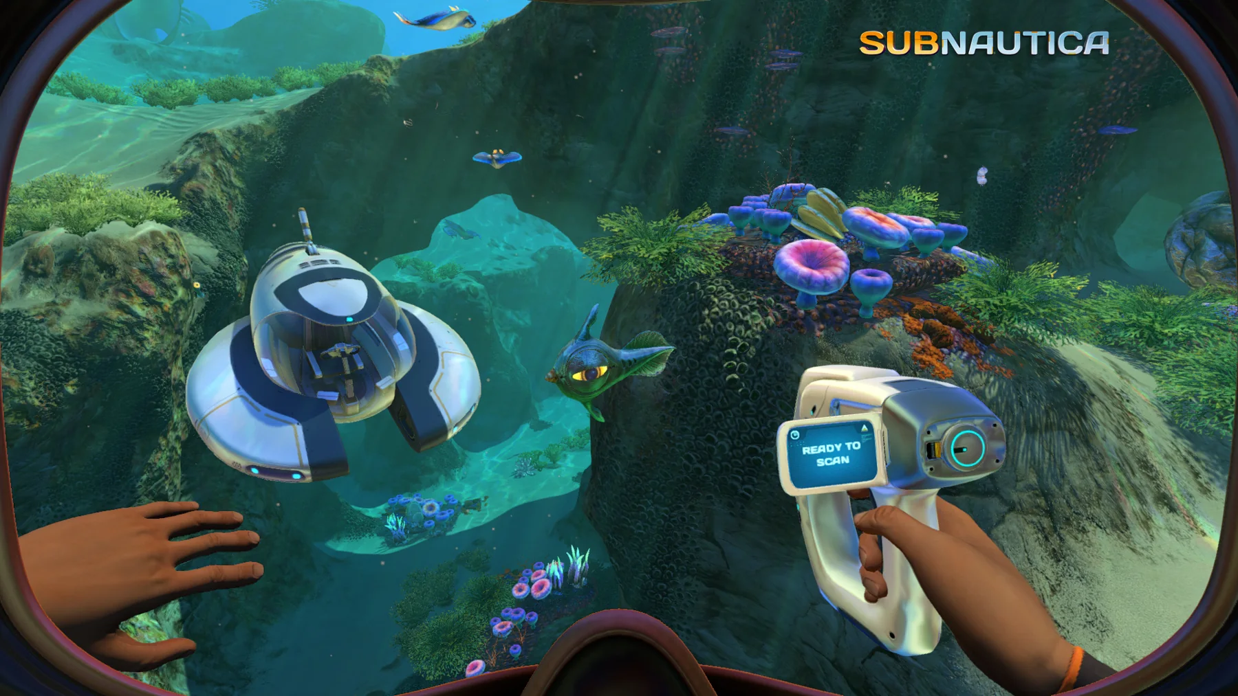 Official gameplay screenshot from Subnautica