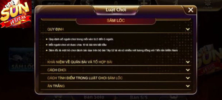 Luật chơi đánh bài sâm đơn giản