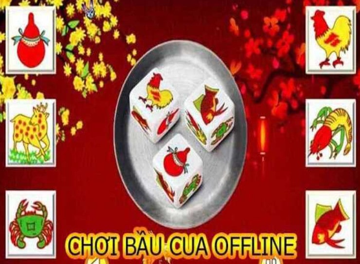 Bầu cua offline là trò chơi được nhiều người yêu thích dịp tết